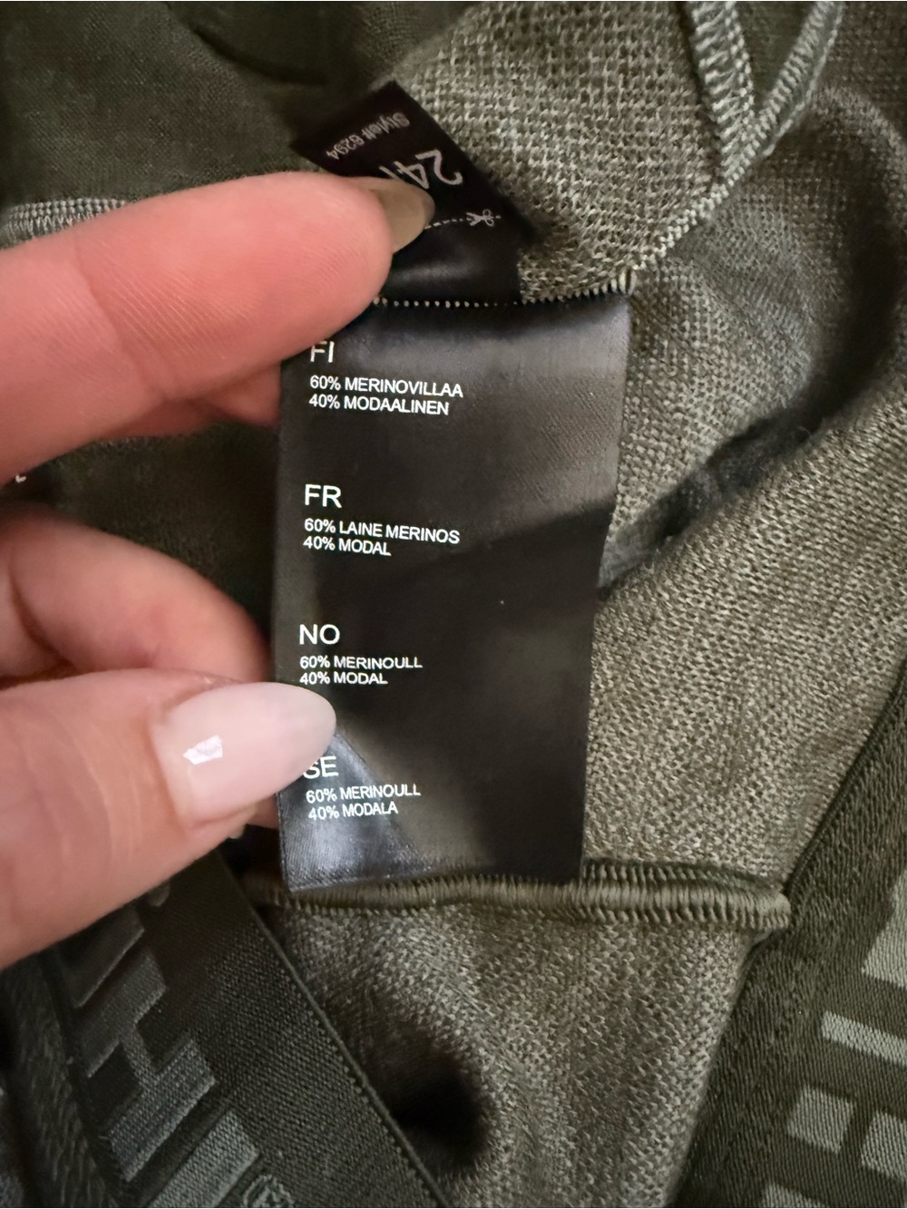 KUHL • NWT Kaskade merino wool blend base layer leggings women’s large green - Picture 6 of 6